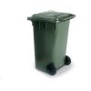 Contenitore rifiuti B240 verde ruote coperchio fermasacco