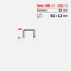 Punto Mauser 108/13 appuntito