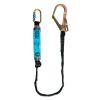 Ammortizzatore di caduta ABMLE 22 con cinta elastica e 2 moschettoni 180 cm