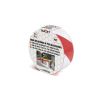 nastro adesivo prismatico riflettente mm.50x33 mt bianco/rosso