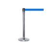 Colonnina delimitazione cromata con nastro blu N480BL