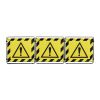 Transenna 3 pannelli SAFE INDUSTRY giallo/nero