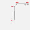 chiodo Duofast cn 28/80 elic.