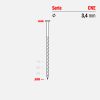 chiodo Duofast cn 33/100 elic.