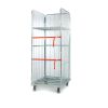 Roll container M720 con 2 sponde laterali e 2 cinghie