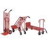 Carrello modello C 6, trasformabile da versione verticale (due ruote) a orizzontale (4 ruote)