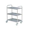 Carrello acciaio inox ST310 a 3 piani