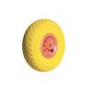 Ruota SP 260 x 85 antiforatura gialla diam.20 mm plastica mozzo 75 mm