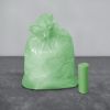Sacco verde trasparente cm.70x110 (rotolo 20 sacchi)