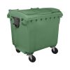 cassonetto carrellato 1100 LT verde c/ruote