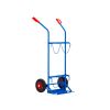 Carrello portabombole C47 2 posti ruote pneumatiche diam.260 mm