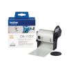 Rotolo da 100 etichette adesive rotonde DK-11207 diam. mm.58 trasparenti