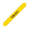Nastro TZE-611 da mm. 6 nero/giallo