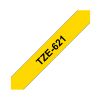 Nastro TZE-621 da mm. 9 giallo/nero