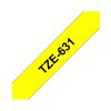Nastro TZE-631 da mm. 12 nero/giallo