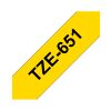 Nastro TZE-651 da mm. 24 nero/giallo