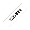 Nastro TZE-SE4 da mm. 18 nero/bianco