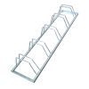 Porta biciclette zincato PB4P a 4 posti