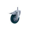 Ruota BC supporto girevole perno filettato con freno 80 x 25 mm