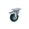 Ruota BC supporto girevole a piastra con freno 200 x 50 mm
