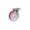 Ruota NPU supporto girevole a piastra 200 x 50 mm