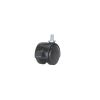 Ruota PA supporto girevole a perno con filettato con freno 10 x 15 mm 40 x 39 mm