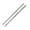 Manico cromato con foro - h. 130 cm