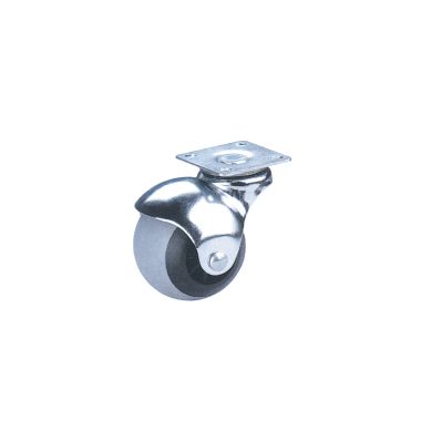 Ruote in plastica serie TPR con supporto a piastra