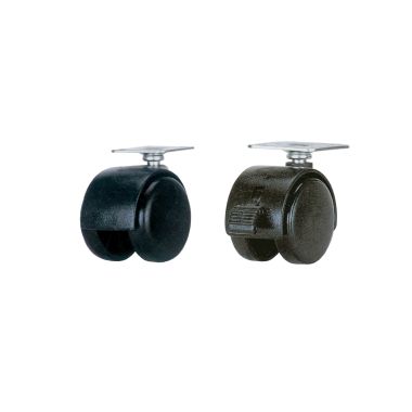 Ruote in nylon serie PA con supporto a piastra