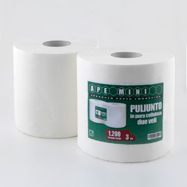 Rotoli Ape Mini ovatta 2 veli