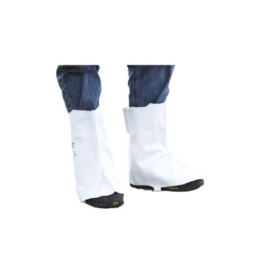 Ghette in crosta con velcro per saldatore 35 cm