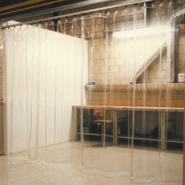 Tende di protezione in pvc trasparente 140 x 180 cm