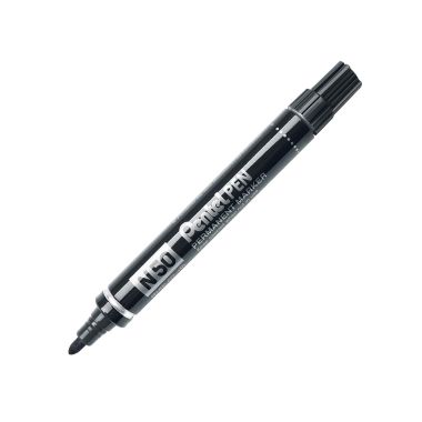 Marcatore Pentel punta conica nero N50N
