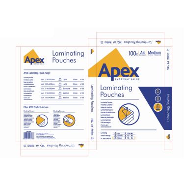 Confezione 100 pouches A4