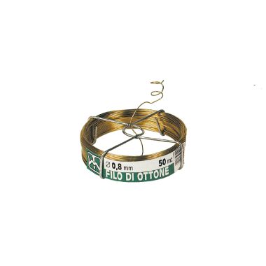 Dispenser filo ottone diam.0,8 mm x 50 mt