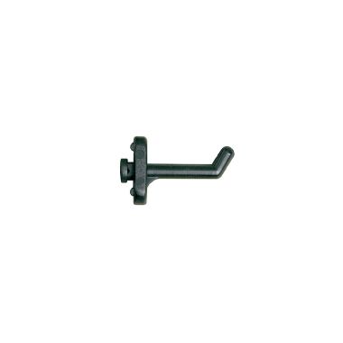 Gancio nylon nero dritto medio 100 pezzi