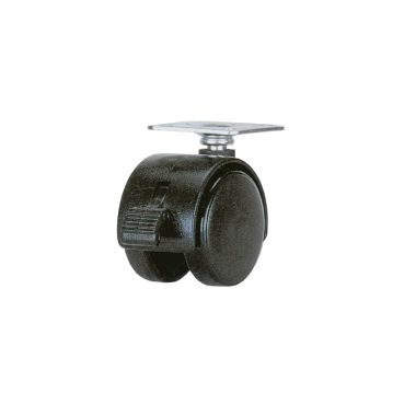 Ruota PA supporto girevole a piastra con freno 40 x 39 mm