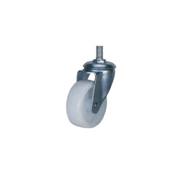 Ruota PL supporto girevole a perno filettato 38 x 17 mm
