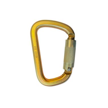 Moschettone in acciaio con chiusura automatica M 982
