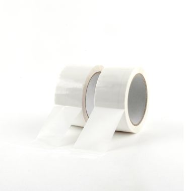 Nastri adesivi polipropilene rumorosi collante Hot Melt bianco