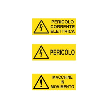Cartelli segnaletici di pericolo