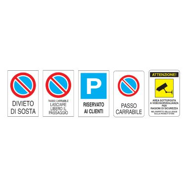 Cartelli segnaletici di proprietà privata